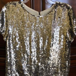 Alice+Olivia Brand new sequin top in SZ S
